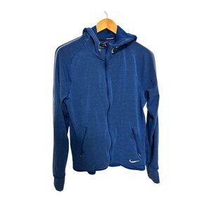 Nike Running Men's Dri-Fit Blue Zip-Up Jacket